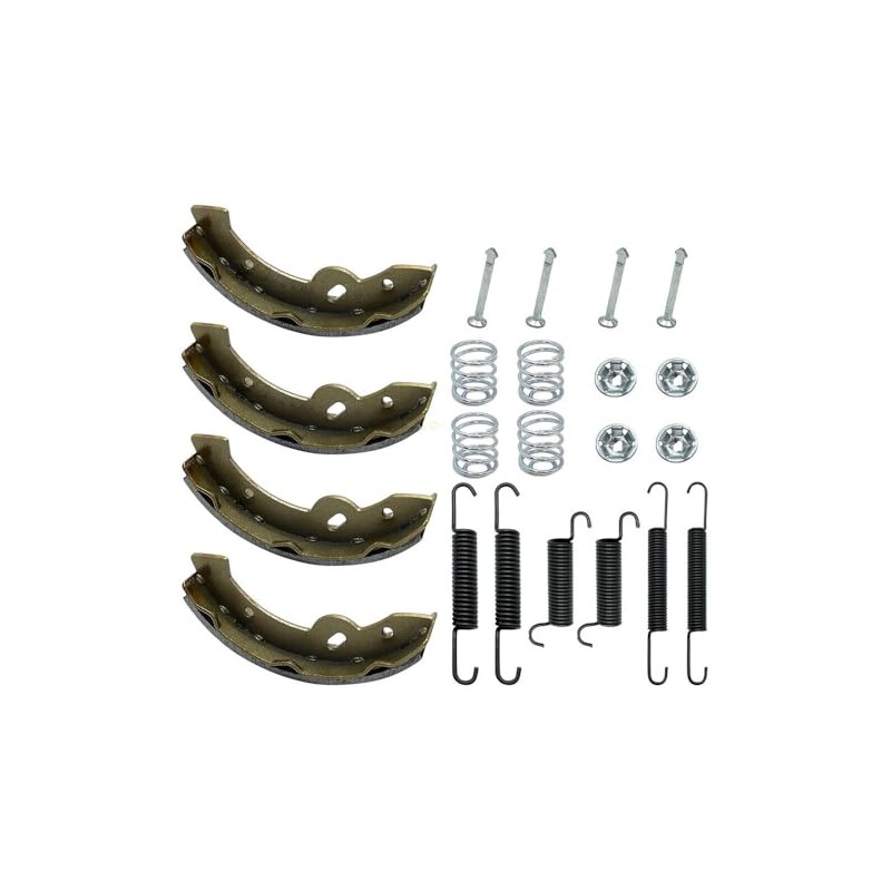 Aootiver Replacement for Brake Shoes Springs Pins Kit E-Z-GO Medalist/TXT/RXV/Workhorse