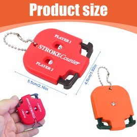 IKOPFLN Golf Score Counter Stroke Counter Golf Result Counter Golf Scorer Counter Player Punch Counter Golf Punch Counter Golf Score Counter Golf Result Indicator, blue