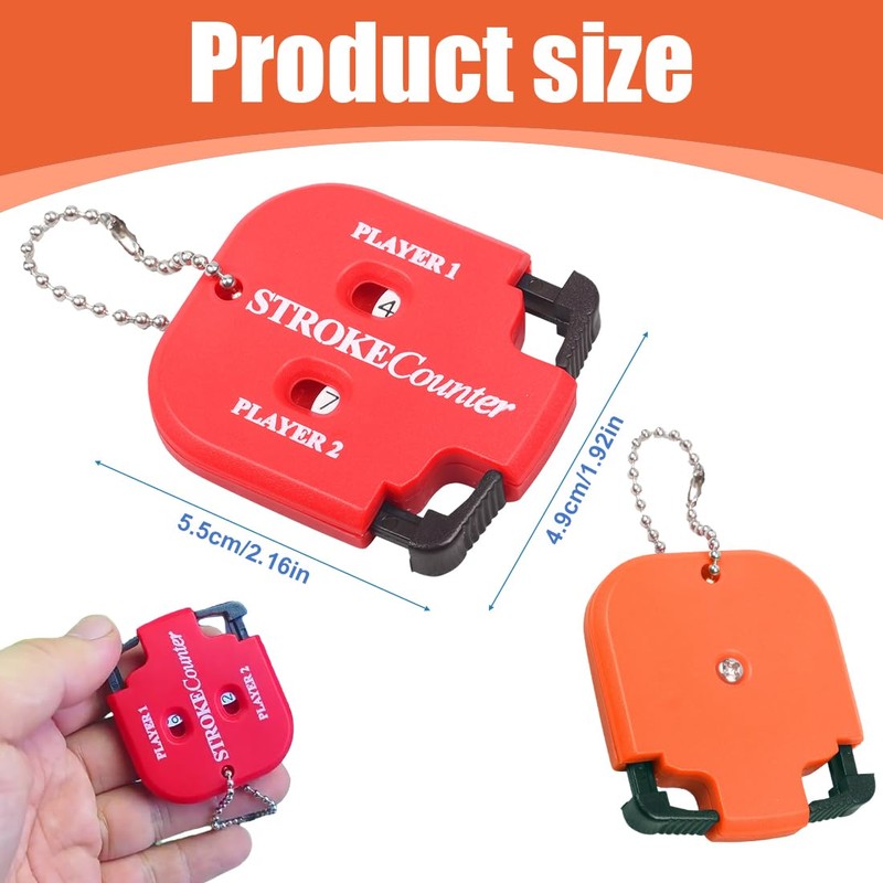 IKOPFLN Golf Score Counter Stroke Counter Golf Result Counter Golf