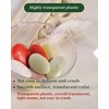 30 Pcs Christmas Baubles Clear Plastic Transparent Baubles Fillable Xmas