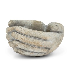 Abbott Collection 27 Planter, 3 inches H, Cupping Hands