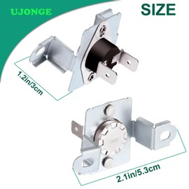 UJONGE Dryer Thermal Fuse 6931EL3003D & 6931EL3004B Dryer Thermostat Compatible With LG Kenmore Dryers Replaces PS3530485 dle5955w AP5072172