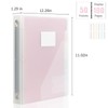 Uquelic Presentation Ring Binder, A4 Display Folder with 50 Punched