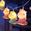 Hoolight Unicorn String Lights 10 LED Lights Battery Operated Unicorn