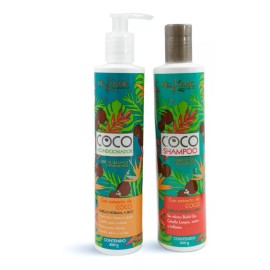 Nekane Shampoo 300grs + Acondicionador Coco Sin Sales 300grs