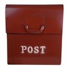 NACH FZ-M1002RD CJ Powder Coated Finish Wall Mounted Post Box
