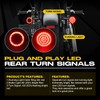 LX-LIGHT Pair 2'' Bullet Style 1157 Rear LED Turn Signal