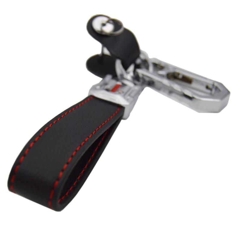 Genuine Leather Flip Key Fob Cover Case Protector for Jeep