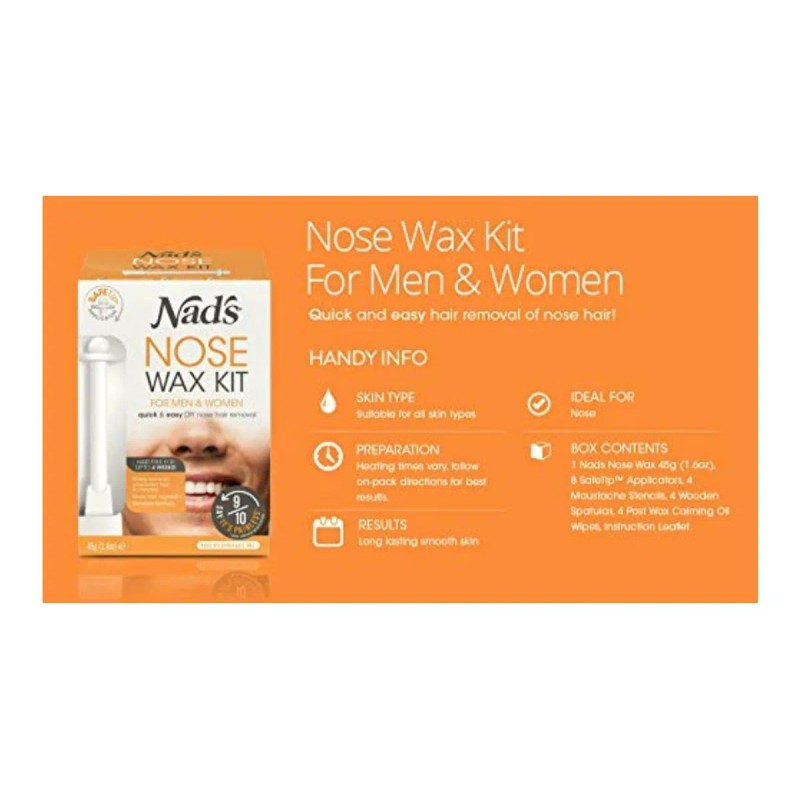Nad's Nose Wax For Men & Women 1.6 Oz