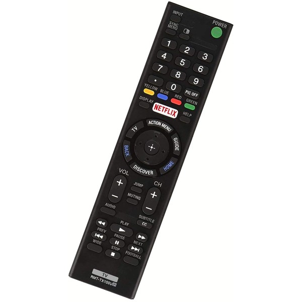 RMT-TX100U Universal Remote Control Replacement for Sony-TV-Remote All Sony Smart