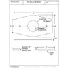 Westbrass One-Hole Remodel Plate for Mixet, Matte Black, D503-62, 13