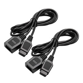 CUENSTOP 9 Pin Controller Extension Cable, Classic Retro Game Controller Extension Cable for Sega Genesis 2 3 Mega Drive AV 620 HD 621 HD 821 Wired Video Game Console, 2-Pack 1.8M/6FT