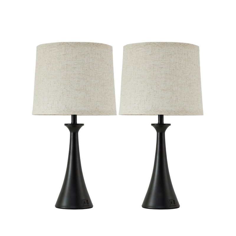 Hikczc Touch Table Lamp for Living Room Bedroom, 21" Table
