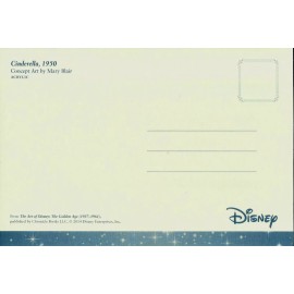 CINDERELLA, CONCEPT ART BY MARY BLAIR, POSTCARD.