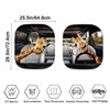 KEIAHUAN Funny Giraffe Driving Windshield Sun Shade for Car Foldable