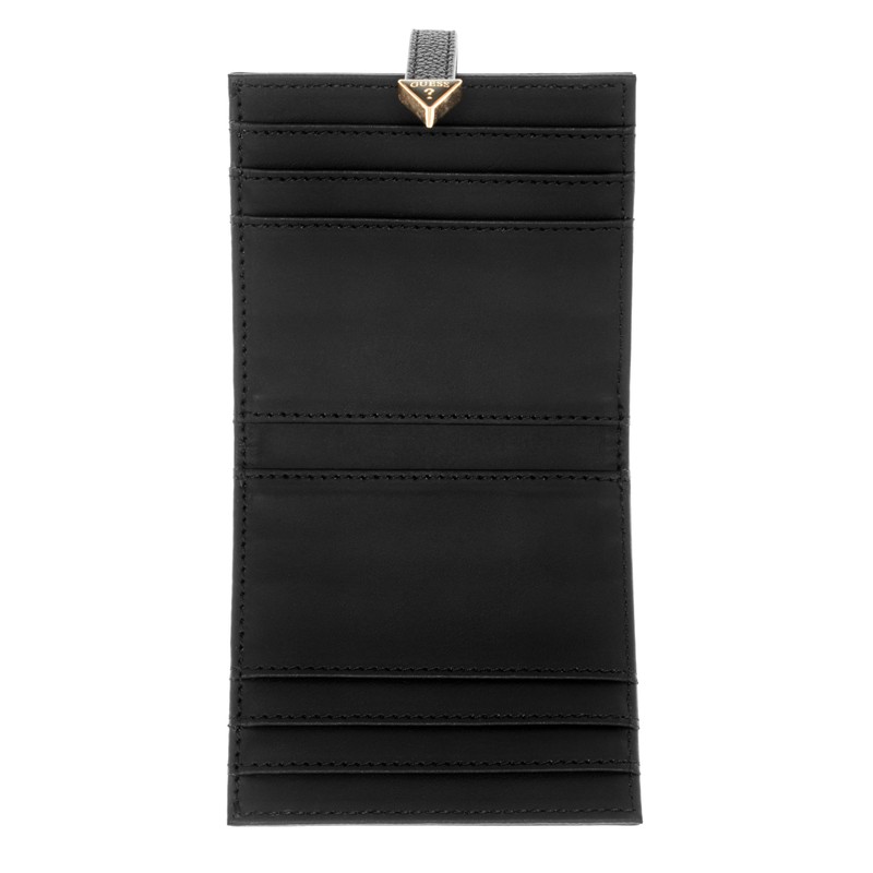 GUESS Laurel II Tab Card Case, Black