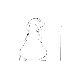 White Funny Dog Moving Tail Sticker Dog Windscreen Wiper Sticker Cute Animal Puppy Car Sticker Waterproof Rear Wiper Sticker Decoration Automotive