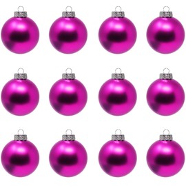 Sleetly Pack of 32 Purple Christmas Tree Baubles