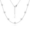 ALEXCRAFT 14K Gold-Plated Chains Sterling Silver 925 Necklaces with Zirconia