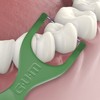 GUM Dual Technique Flosser Picks, Complete Whole Mouth Clean, Front