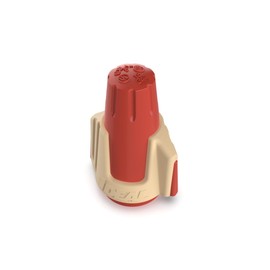 Ideal Electrical Twister PRO (30-244J) Red/Tan Wire Connector, Jar of 250 — Smooth Twist-On Wire Nuts for 22 to 8 AWG with SureGrip Comfort Overmold