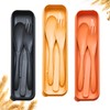 Reusable Travel Utensils Set with Case, 3 Sets Wheat Straw