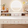 Orger 10 Pack Rose Gold Cabinet Handles 3-1/2 Inch Hole