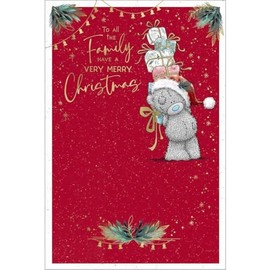 Me To You Bear To All The Family Christmas Card