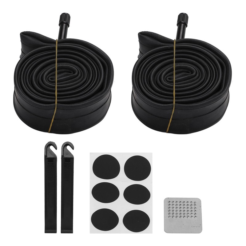 Bike Tire Repair Tool Kit Butyl Rubber with Replacement Inner