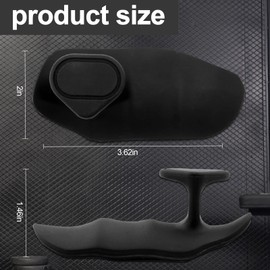 Mzzsveuy Gym Hand Grips, Gym Weight Lifting Grips, Rubber Workout Gloves for Men and Women for Training and Exercise, Gyms Grip for Weight Lifting, Dumbbell, Deadlift, Bar Pad