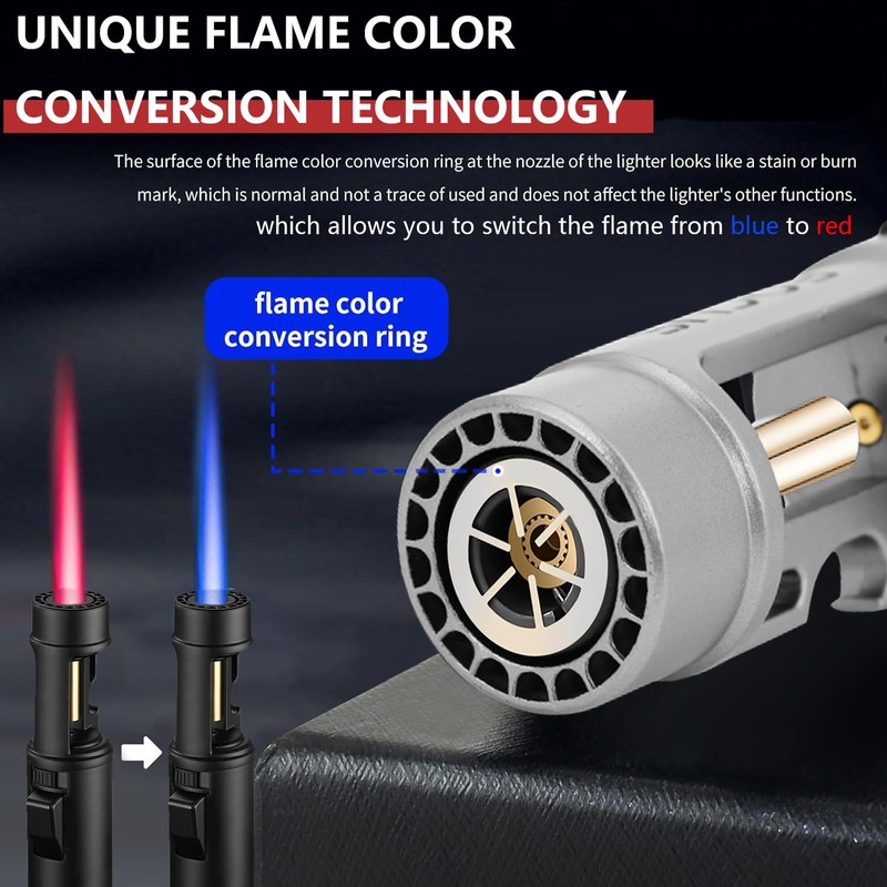 Stocking Stuffers Gifts, Torch Lighter, Camping Lighter Refillable Butane Gas