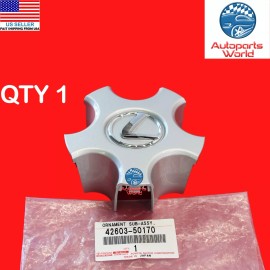 Lexus GENUINE OEM LEXUS 2001-2004 LS430 SILVER 17" WHEEL CENTER HUB CAP 42603-50170