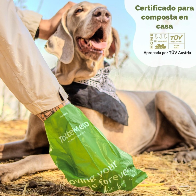 Tottem eco - Bolsas compostables para heces de perro. Bolsas