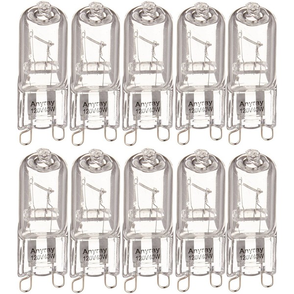 Anyray (10)-Bulbs Compatible Replacement for Electrolux 318946400 Bulb 40W