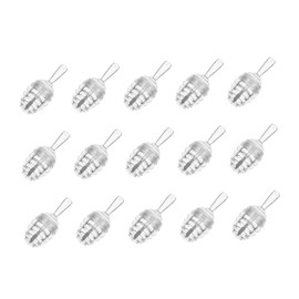 MERRYHAPY 15pcs Honeycomb Lip Gloss Tubes Clear Container Refillable Bottles for Diy Lip Gloss Portable for Travel Daily Use Samples