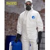 PACIFIC 2 Pairs Chemical Resistant Gloves, Heavy Duty Industrial Rubber