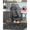 Office Chair Underlay, 90 x 120 cm, Black, Floor Protection