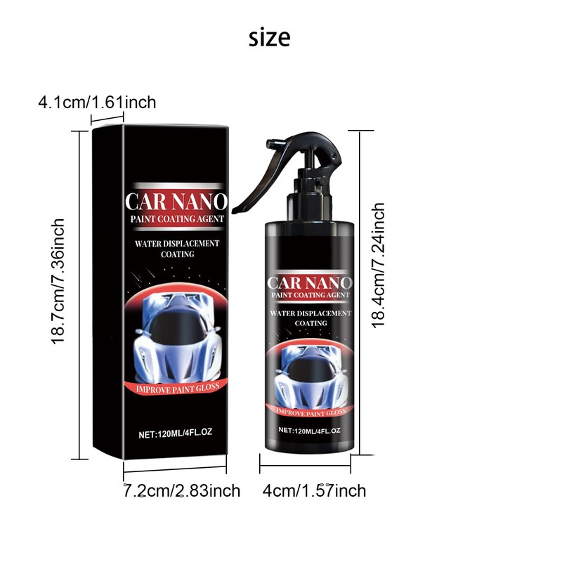 Yuguocly Nano Car Spray, Nano Scratch Remover,Nano Sparkle Cloth Car
