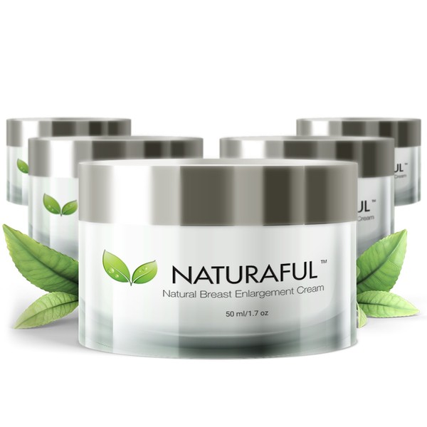 NATURAFUL - (5 JAR SUPPLY) ADVANCED Breast Enhancement Cream -