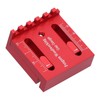 Depth Measuring Ruler Mini Gaps Gauge Aluminum Alloy Woodworking Regulator