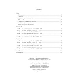 Bach: Suites for Solo Trumpet (EP20029): Transcribed from 6 Suites for Solo Violoncello (Bwv 1007 - 1012) (Edition Peters)