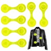 Issimober Pack of 6 Magnetic Reflectors, Reflective Lapel Magnets, Reflector