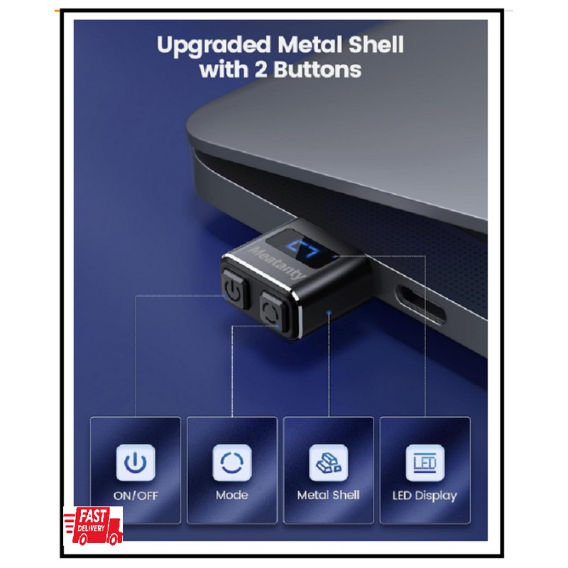 Meatanty Metal Tiny Mouse Jiggler, USB Mouse Mover Undetectable, Automatic