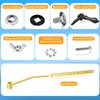 Boltigen Universal Front Mount Toilet Handle, Toilet Trip Lever Handle
