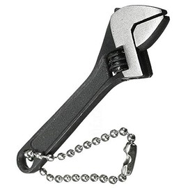 SENRISE Mini Wrench Adjustable Spanner Small Jaw Spanner Wrench Monkey Wrench for Repairing Black (2.5" 68mm)
