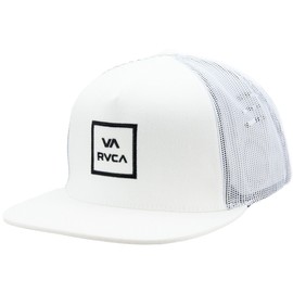 RVCA Mens Va All The Way Trucker, White, One Size