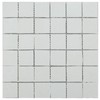 TSLG-02 2x2 Green Glass Mosaic Tile backsplash for Kitchen and