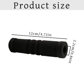 Tabanzhe 4PCS Foam Sponge Bike Handlebar Grips-Soft Comfort Bicycle Handle Covers Nonslip Handlebar Covers Bike Handle Sleeve Cycling Handle Bar Accessories for Bikes