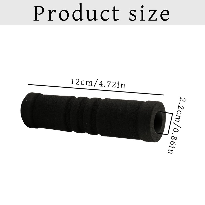Tabanzhe 4PCS Foam Sponge Bike Handlebar Grips-Soft Comfort Bicycle Handle