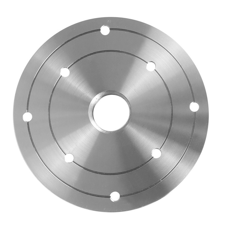 findmall 6 Inch Steel Wood Lathe Face Plate 1-1/4 Inch